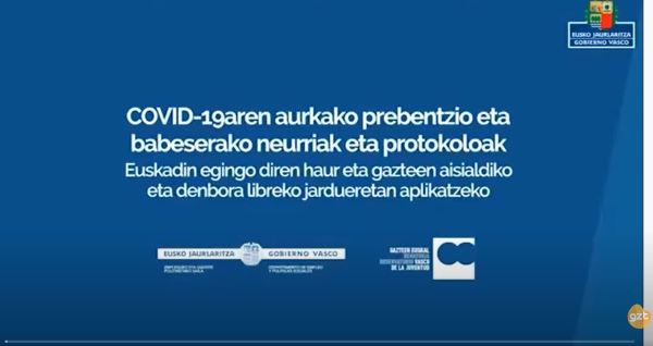 COVID-19aren aurkako prebentzio eta babeserako neurriak eta protokoloak