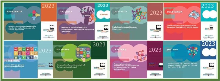 Training courses organized by the Basque Youth Observatory in 2023